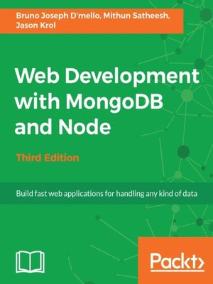 cover image of Web Development with MongoDB and Node